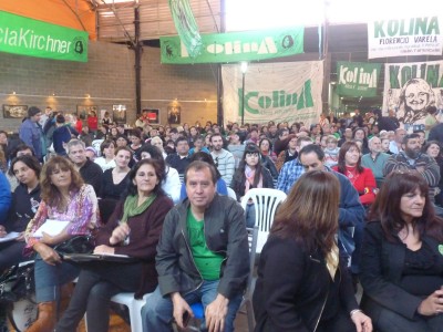 Giorgi participó del lanzamiento del Frente Provincial Kolina de Educación para la Liberación Nacional y Popular