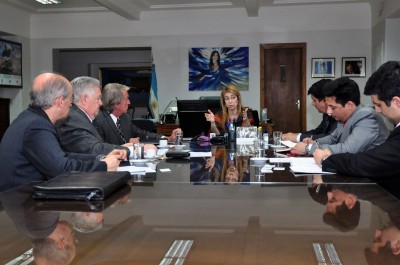 Giorgi analizó junto a los directivos de Cadieel el avance del proceso de sustitución de importaciones en Tierra del Fuego