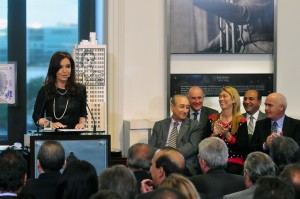 La presidenta Cristina Fernández de Kirchner anunció una nueva administración e inversiones para el Belgrano Cargas