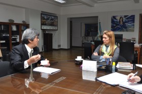 Giorgi recibió al embajador de Japón en Argentina y coincidieron en profundizar lazos de cooperación económica