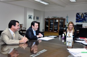 Giorgi recibió al gobernador de Santiago del Estero, Gerardo Zamora