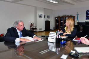 Giorgi recibió al presidente de la empresa farmacéutica HLB Pharma Group