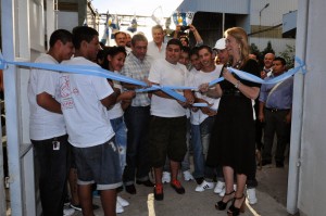 En la inauguración de una fábrica de pan comunitaria en Avellaneda, Giorgi criticó a “los enemigos de la inclusión”