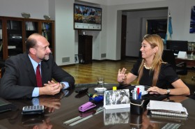 Giorgi se reunió con el diputado nacional Omar Perotti