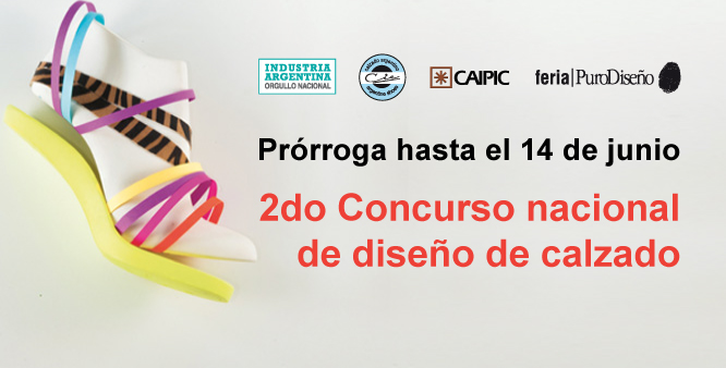 Prórroga hasta el 14 de junio – 2do Concurso de diseño de calzado