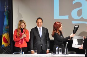 La Presidenta y Giorgi entregaron subsidios por más de $3 millones a parques industriales y anunciaron que se duplicará el monto de ese beneficio