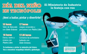 Festejamos el Día del Niño en el Parque Industria en Tecnópolis